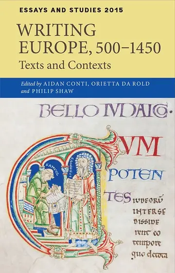 Cover of Writing Europe, 500-1450