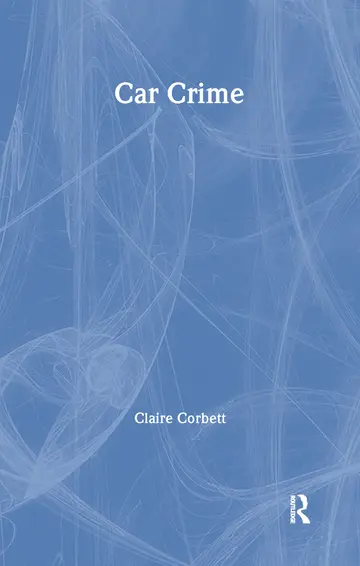 Cover of Car Crime