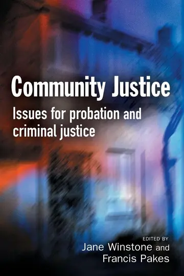 Cover of Community Justice