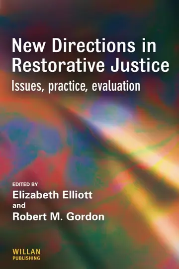 Cover of New Directions in Restorative Justice