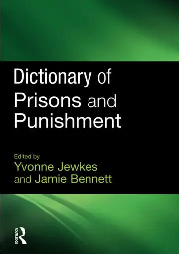 Cover of Dictionary of Prisons and Punishment