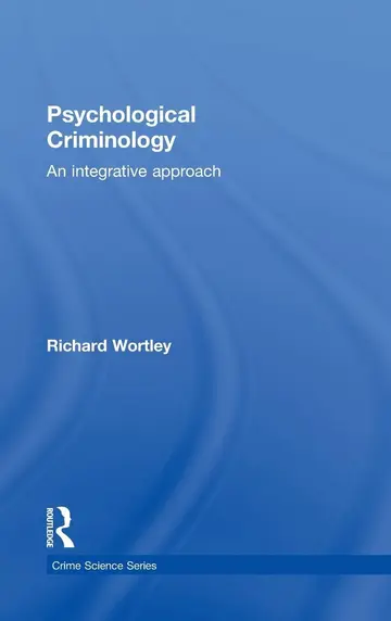 Cover of Psychological Criminology