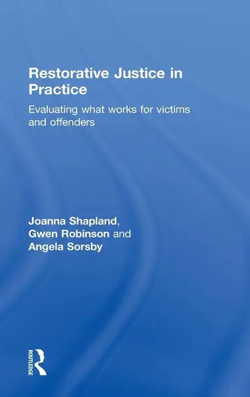 Cover of Restorative Justice in Practice