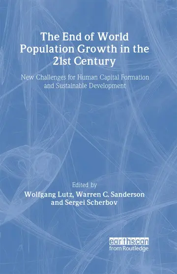Cover of End of World Population Growth in the 21st Century