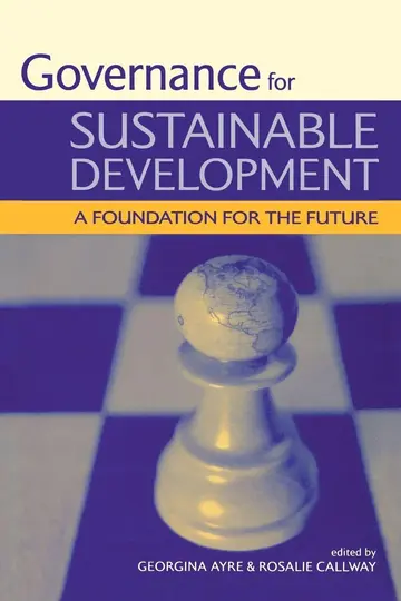 Cover of Governing for Sustainable Development