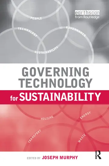 Cover of Governing Technology for Sustainability