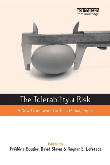 Cover of The Tolerability of Risk