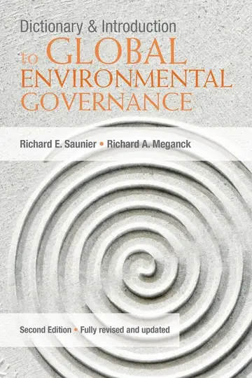 Cover of Dictionary and Introduction to Global Environmental Governance