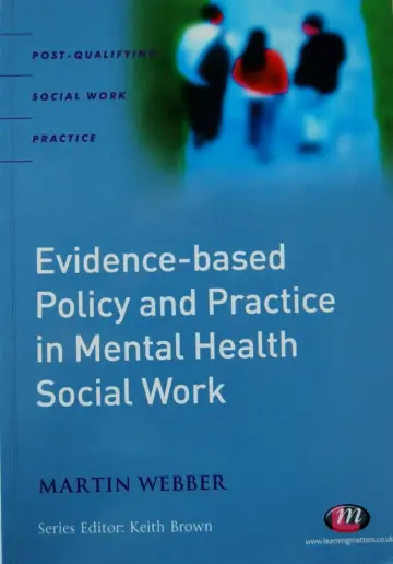 Cover of Evidence-based Policy and Practice in Mental Health Social Work