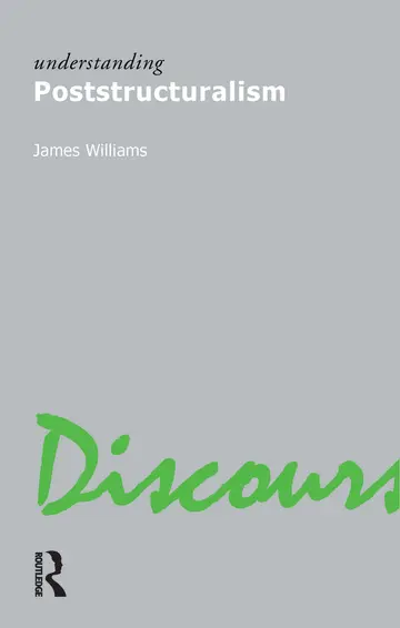 Cover of Understanding Poststructuralism