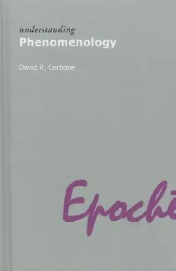 Cover of Understanding Phenomenology