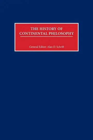 Cover of The history of continental philosophy