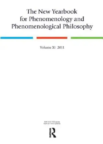 Cover of The New Yearbook for Phenomenology and Phenomenological Philosophy:
