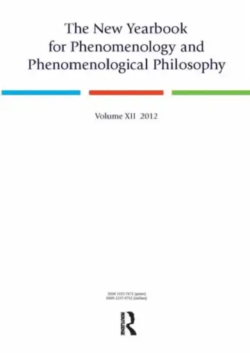 Cover of The New Yearbook for Phenomenology and Phenomenological Philosophy:
