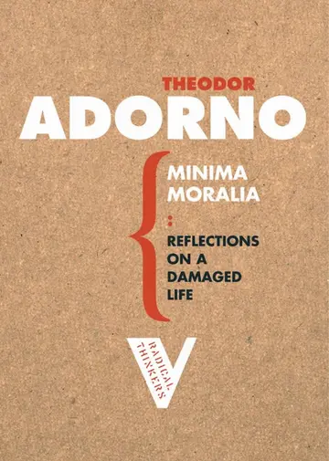 Cover of Minima Moralia