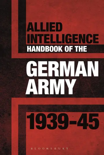 Cover of Allied Intelligence Handbook to the German Army 1939-45