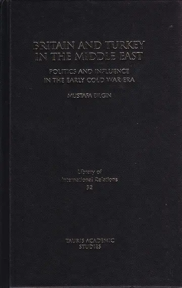 Cover of Britain and Turkey in the Middle East