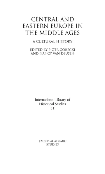 Cover of Central and Eastern Europe in the Middle Ages