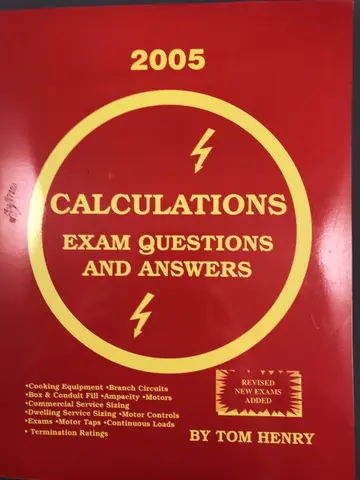 Cover of Calculations for the Electrical Exam Exam Questions and Answers Based on the 2002 Code