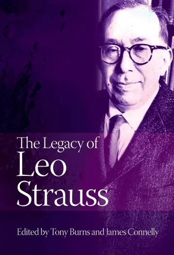 Cover of The Legacy of Leo Strauss