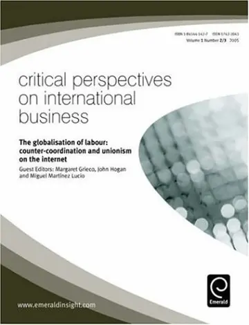 Cover of The Globalisation of Labour Counter-Coordination and Unionism on the Internet