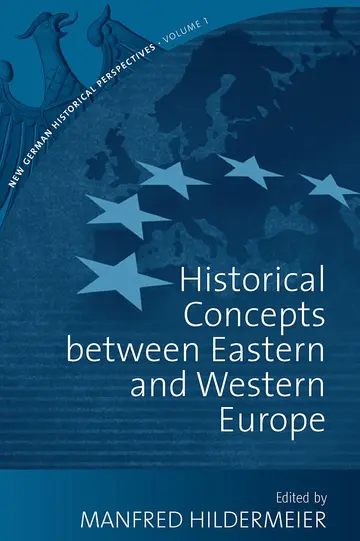 Cover of Historical Concepts Between Eastern and Western Europe