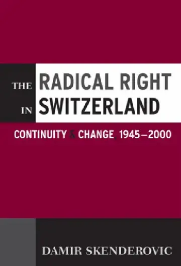Cover of The Radical Right in Switzerland