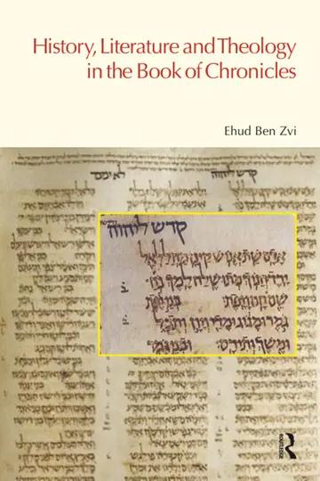 Cover of History, Literature and Theology in the Book of Chronicles