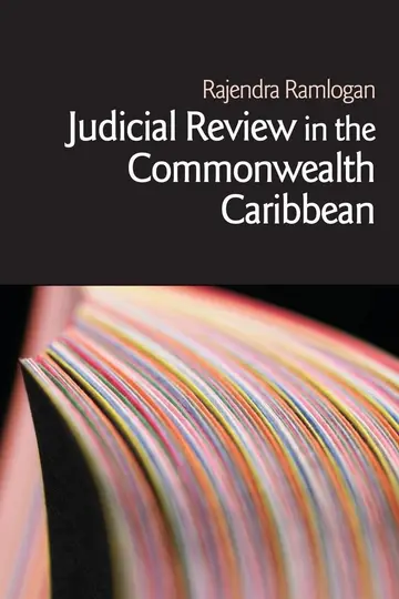 Cover of Judicial Review in the Commonwealth Caribbean
