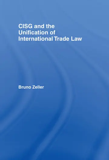 Cover of CISG and the Unification of International Trade Law