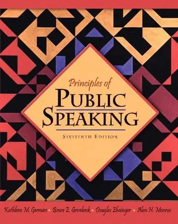 Cover of Principles of Public Speaking