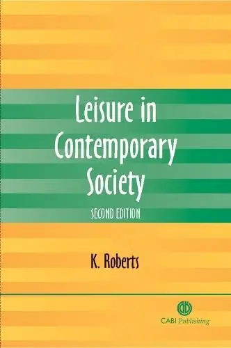Cover of Leisure in Contemporary Society