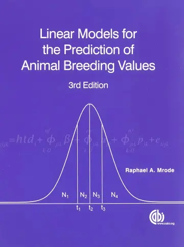 Cover of Linear Models for the Prediction of Animal Breeding Values 3