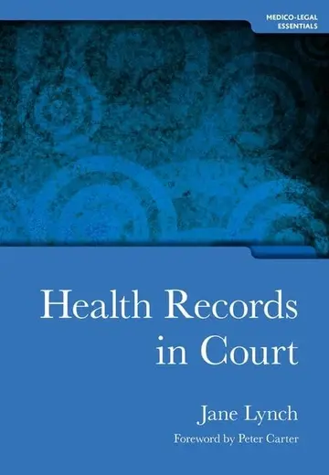Cover of Health Records in Court