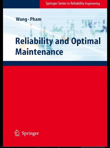 Cover of Reliability and Optimal Maintenance