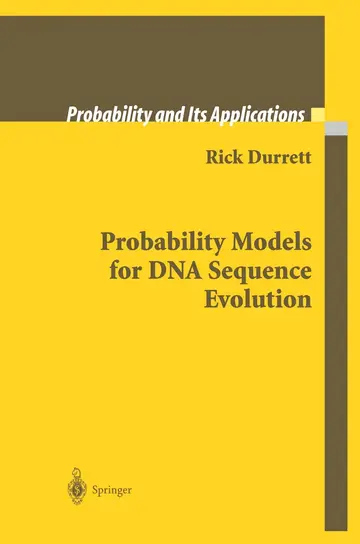 Cover of Probability Models for DNA Sequence Evolution