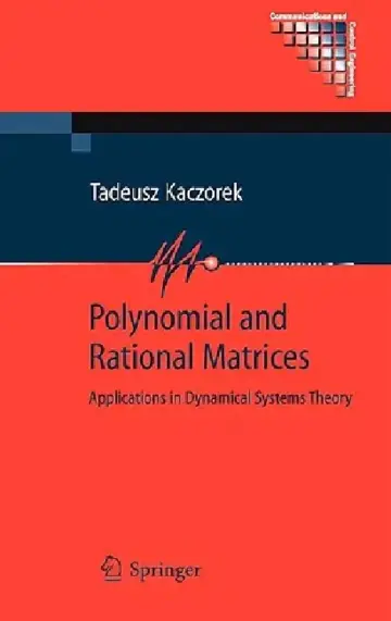 Cover of Polynomial and Rational Matrices
