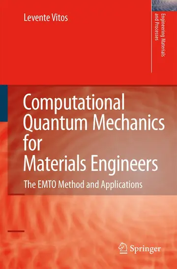 Cover of Computational Quantum Mechanics for Materials Engineers