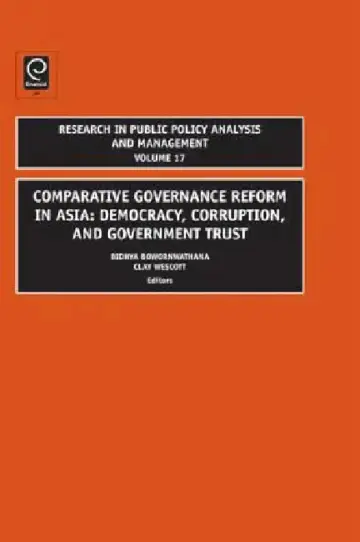 Cover of Comparative Governance Reform in Asia