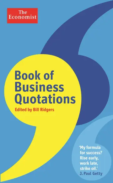 Cover of Economist Book of Business Quotations