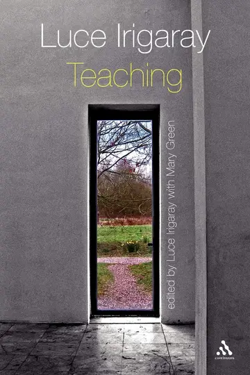 Cover of Luce Irigaray