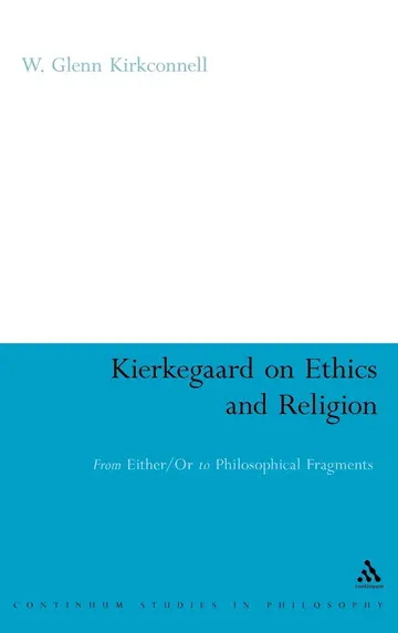 Cover of Kierkegaard on Ethics and Religion