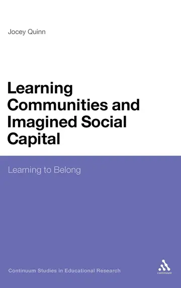 Cover of Learning Communities and Imagined Social Capital