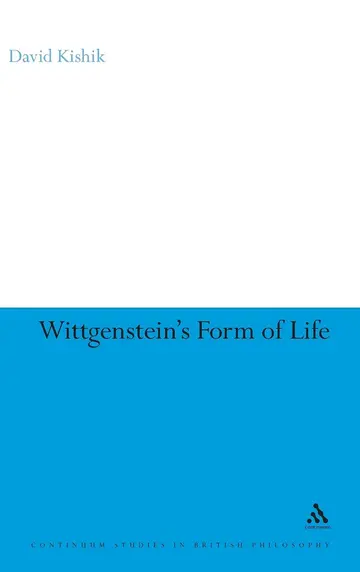 Cover of Wittgenstein's Form of Life