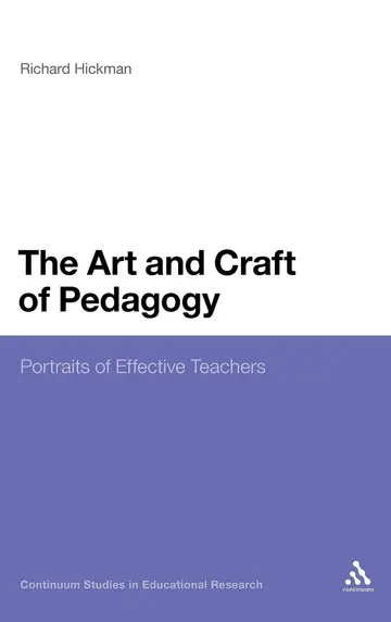 Cover of The Art and Craft of Pedagogy