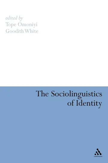 Cover of The Sociolinguistics of Identity