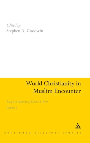 Cover of World Christianity in Muslim Encounter