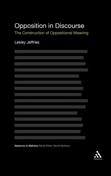 Cover of Opposition in Discourse
