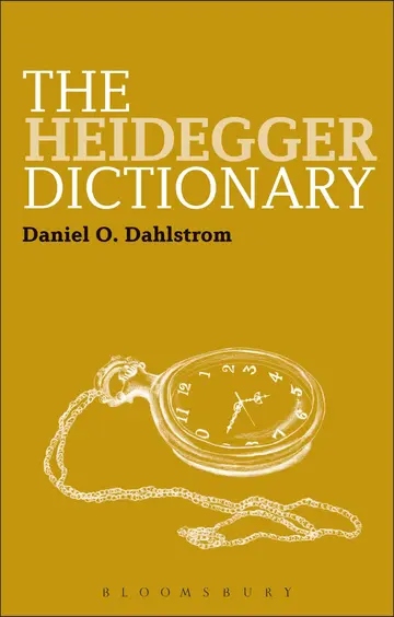 Cover of The Heidegger Dictionary