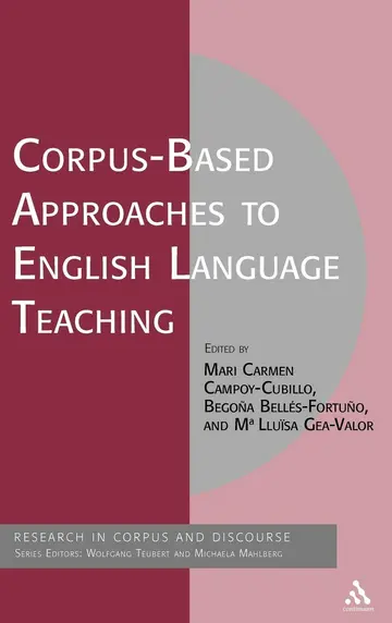 Cover of Corpus-Based Approaches to English Language Teaching